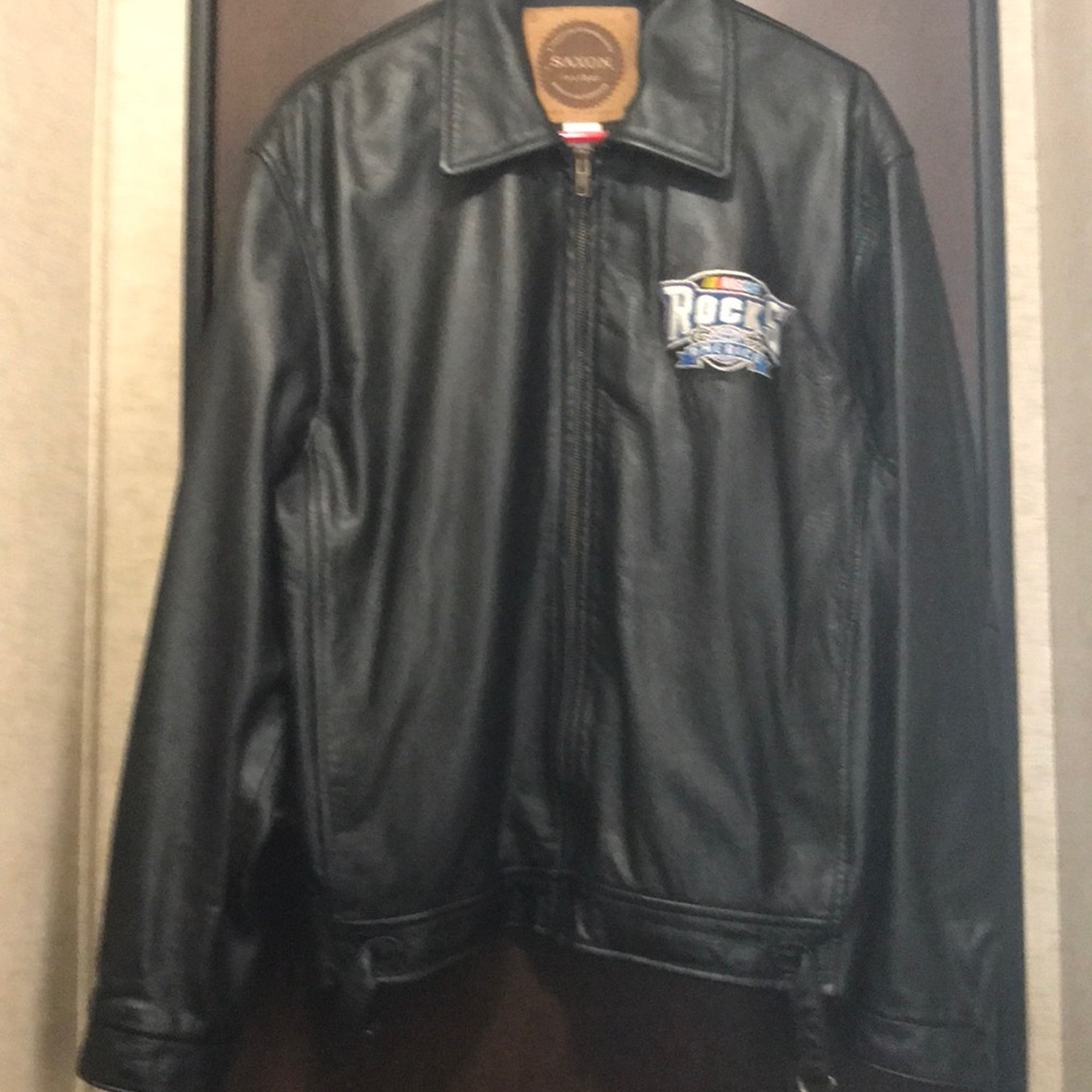 Saxon leather coat